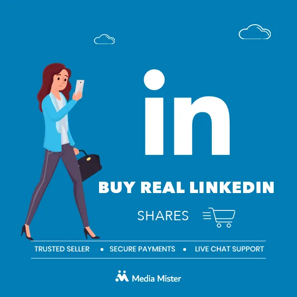 Buy LinkedIn Shares From $2 | 100% Safe | Media Mister